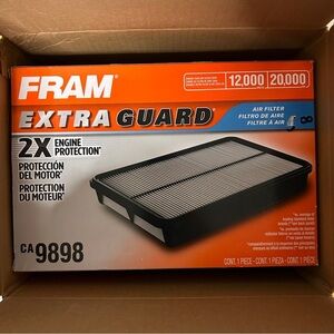FRAM CA9898 Rigid Panel Air Filter 2x Protection~ New Filter In Box!  Lot Of 2